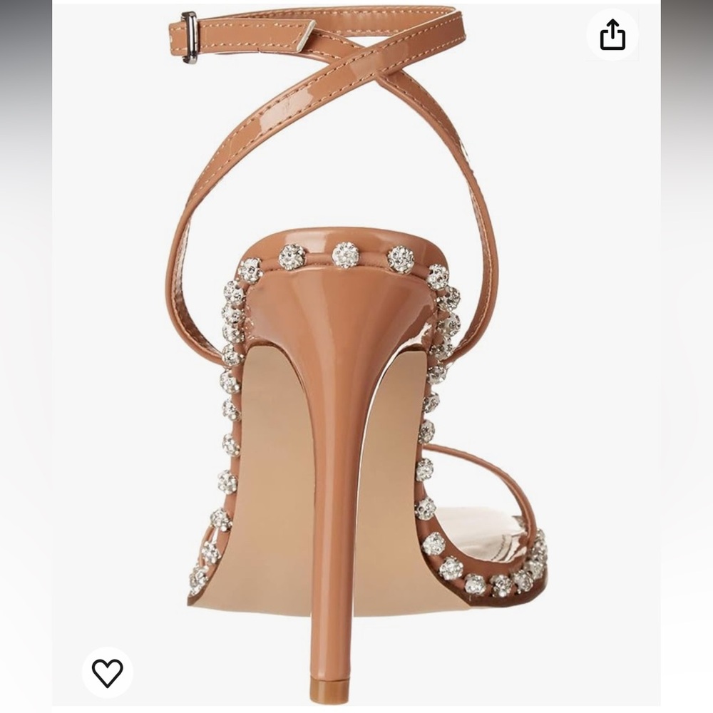 Steve Madden Women's Zelle Heeled Sandal Camel - Picture 13 of 16
